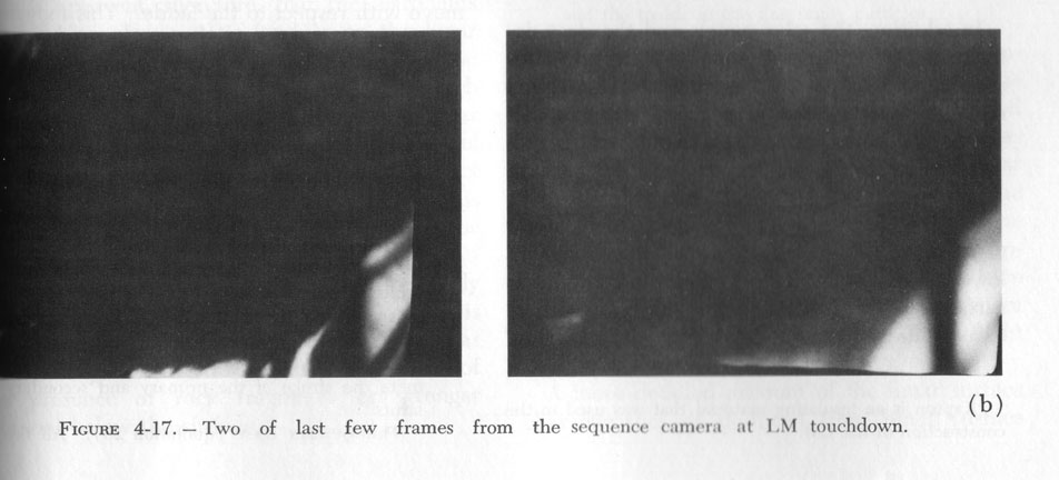 last frames of landing film